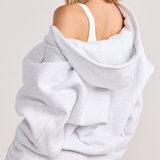 Marle Grey Zip Hoodie