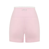 Strawberry Layered Subtle Scrunch Bike Short 4"