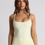 Lemon Thin Strap Racerback Tank