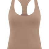 Latte Built-in-Bra Tank