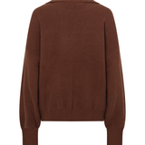 Chestnut Collared Knit