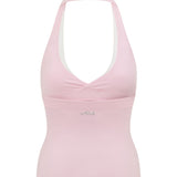 Strawberry Layered Halter Top