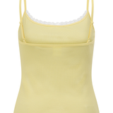 Yellow Ribbed PJ Cami