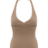 Latte Layered Halter Top
