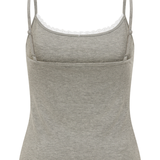 Grey Ribbed PJ Cami