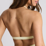 Lemon Micro Halter Crop
