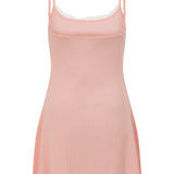 Pink Ribbed PJ Nightie