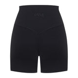 Black Subtle Scrunch Bike Short 4"