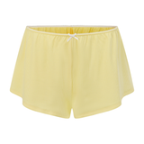 Yellow Ribbed PJ Short