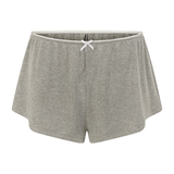 Grey Ribbed PJ Short
