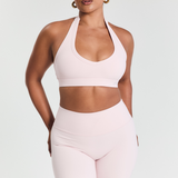 Pink Halter Crop