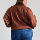 Chestnut Collared Knit