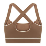 Sepia Cross Back Crop