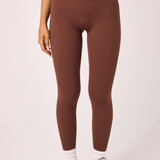 Brown Subtle Scrunch Legging