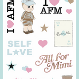 Sticker Sheet Blue (FREE GIFT)
