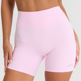 Strawberry Subtle Scrunch Bike Short 6"