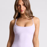 Lilac Thin Strap Racerback Tank