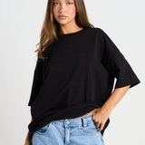 Black Oversized Tee