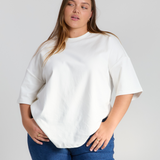 White Oversized Tee